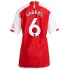 Arsenal 2023-24 Gabriel 6 Hjemme - Dame Fotballdrakt